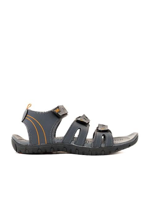 khadim men's pro grey floater sandals