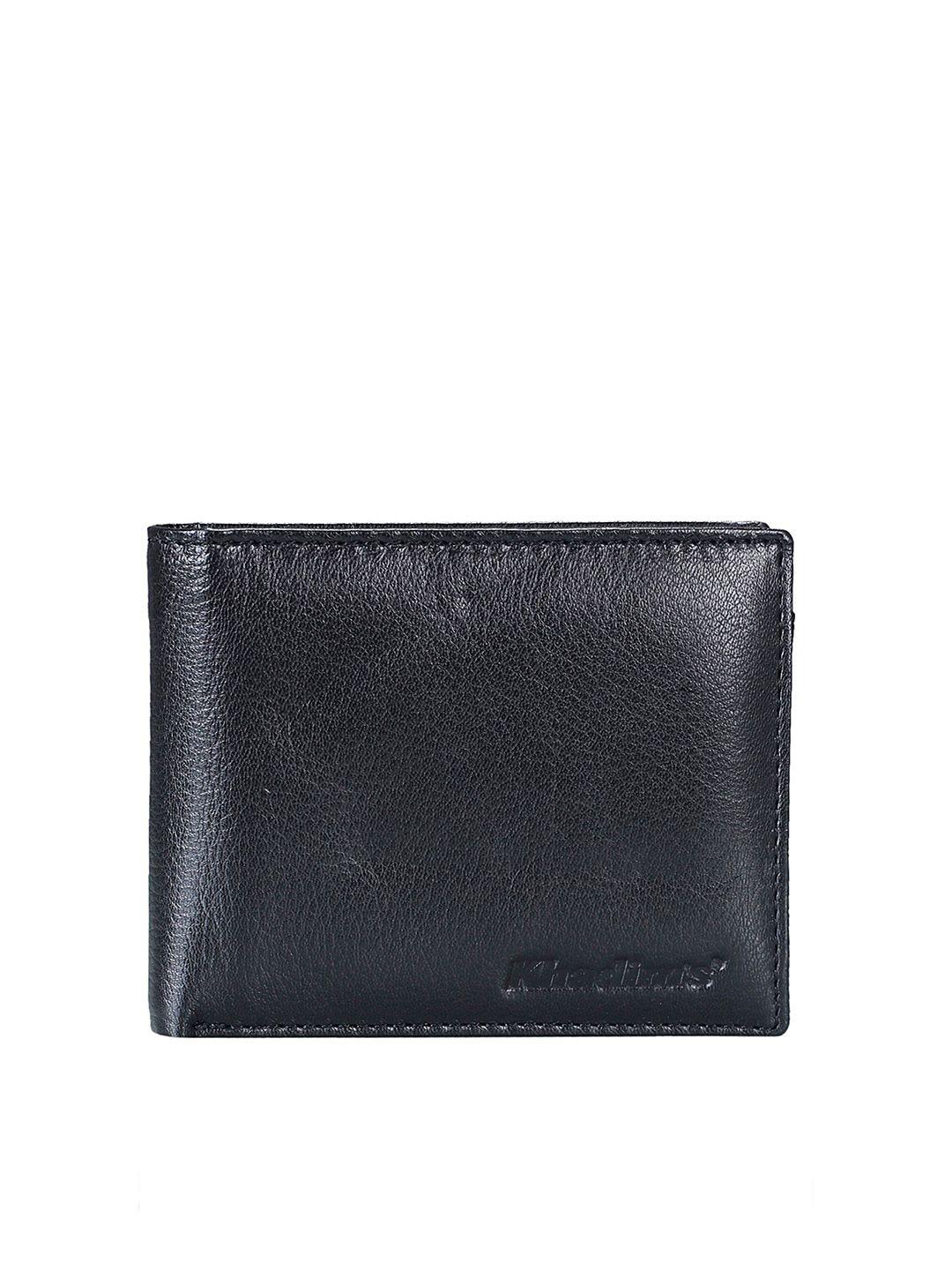 khadims men leather two fold wallet