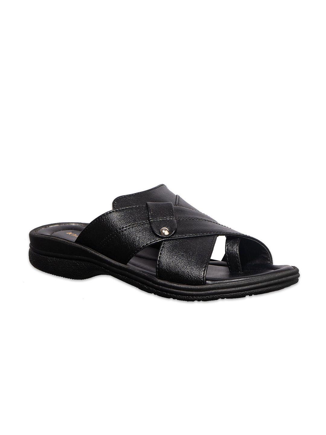 khadims men black comfort sandals