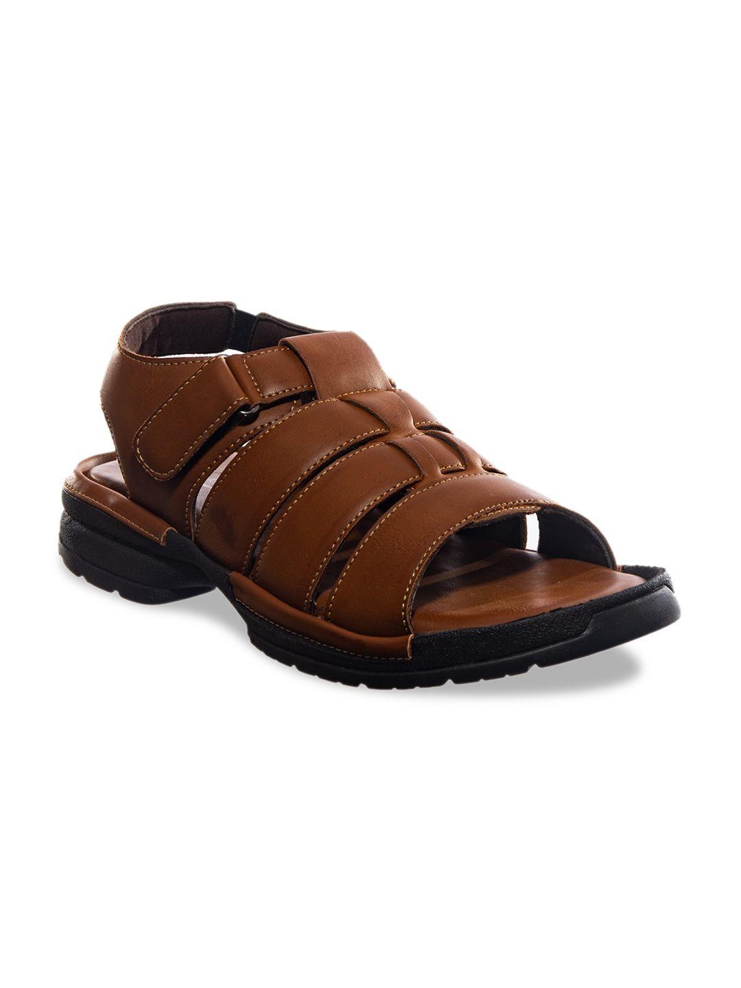 khadims men brown comfort sandals