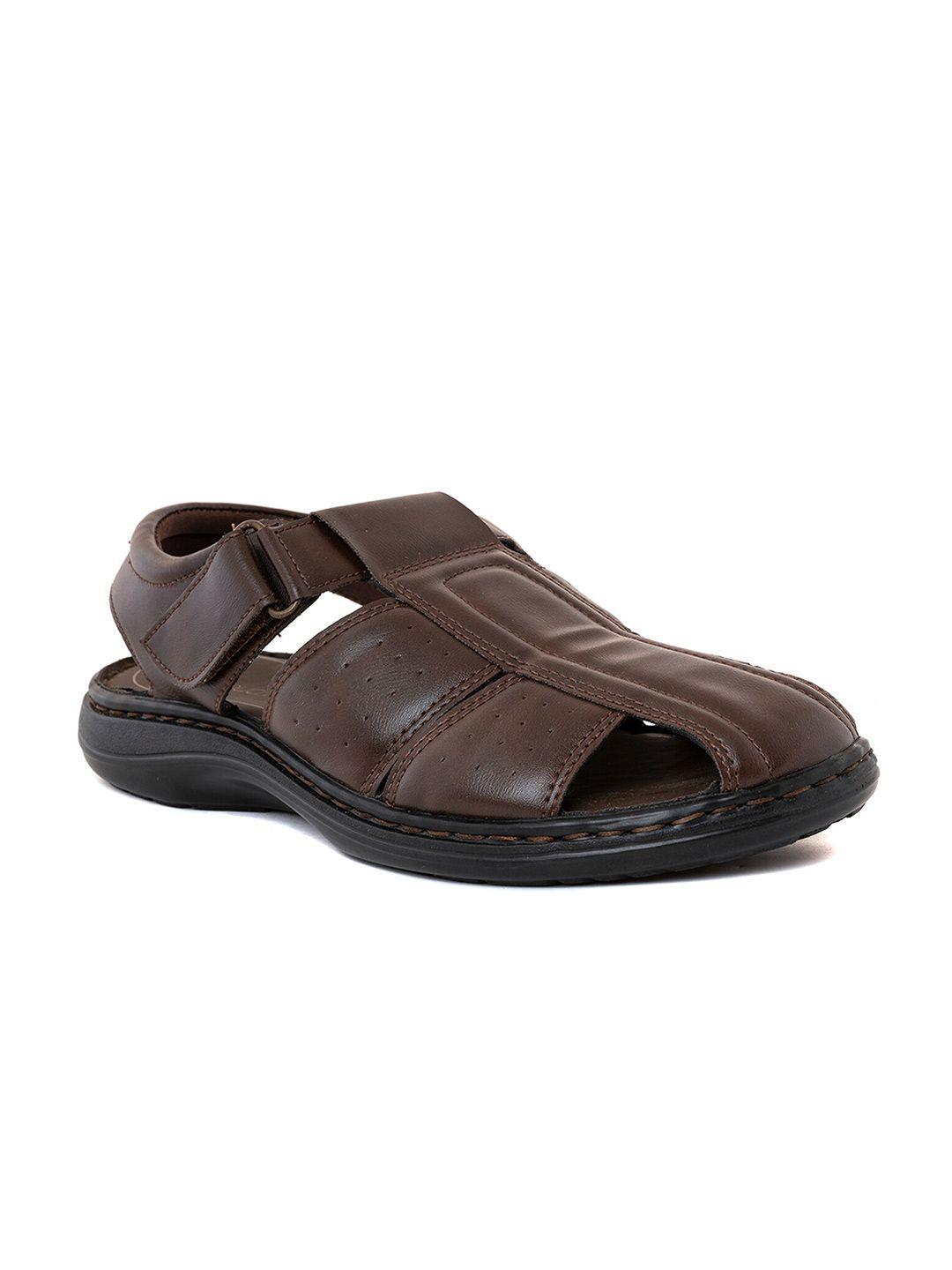 khadims men brown fisherman sandals