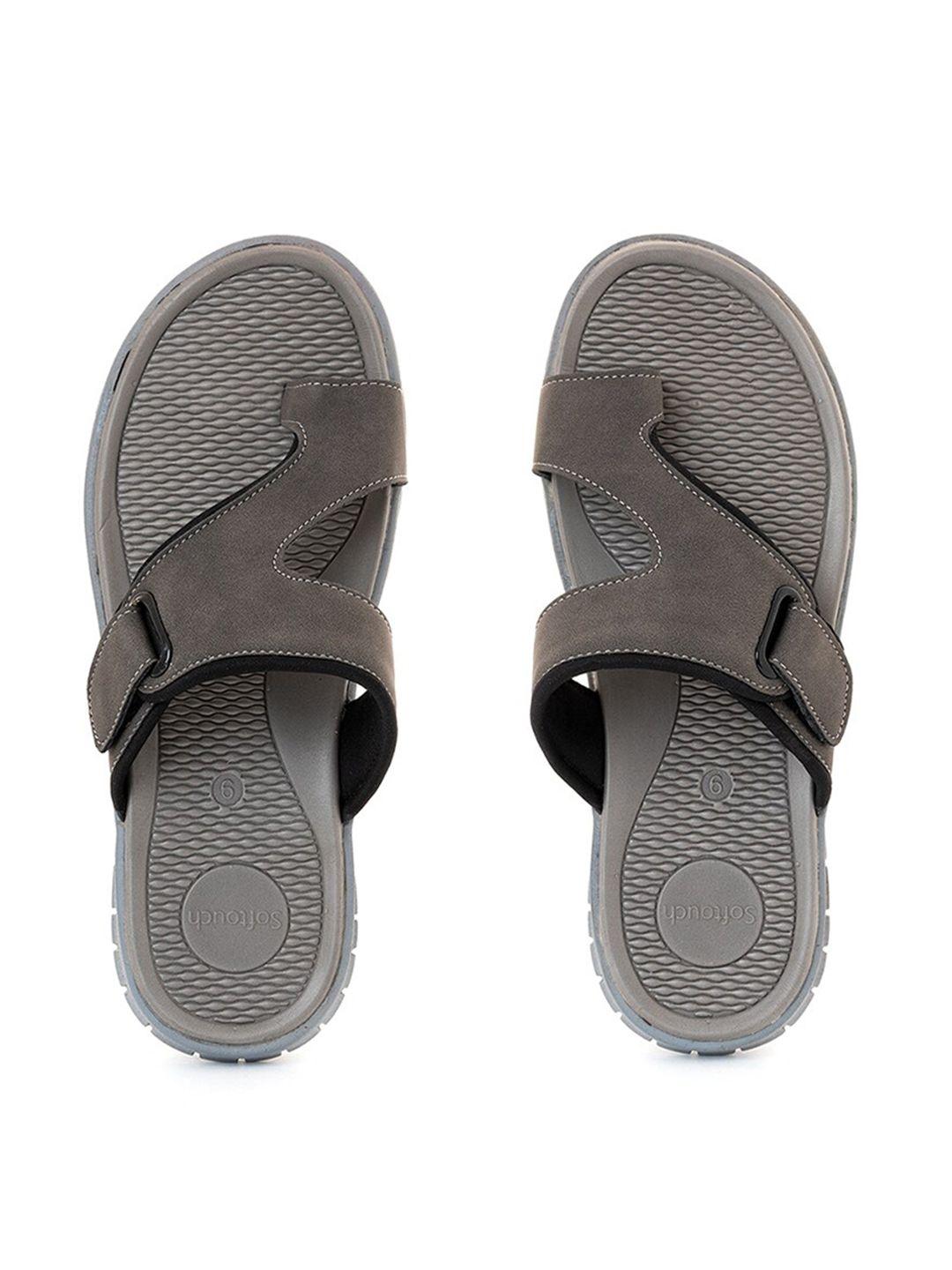 khadims men grey comfort sandals