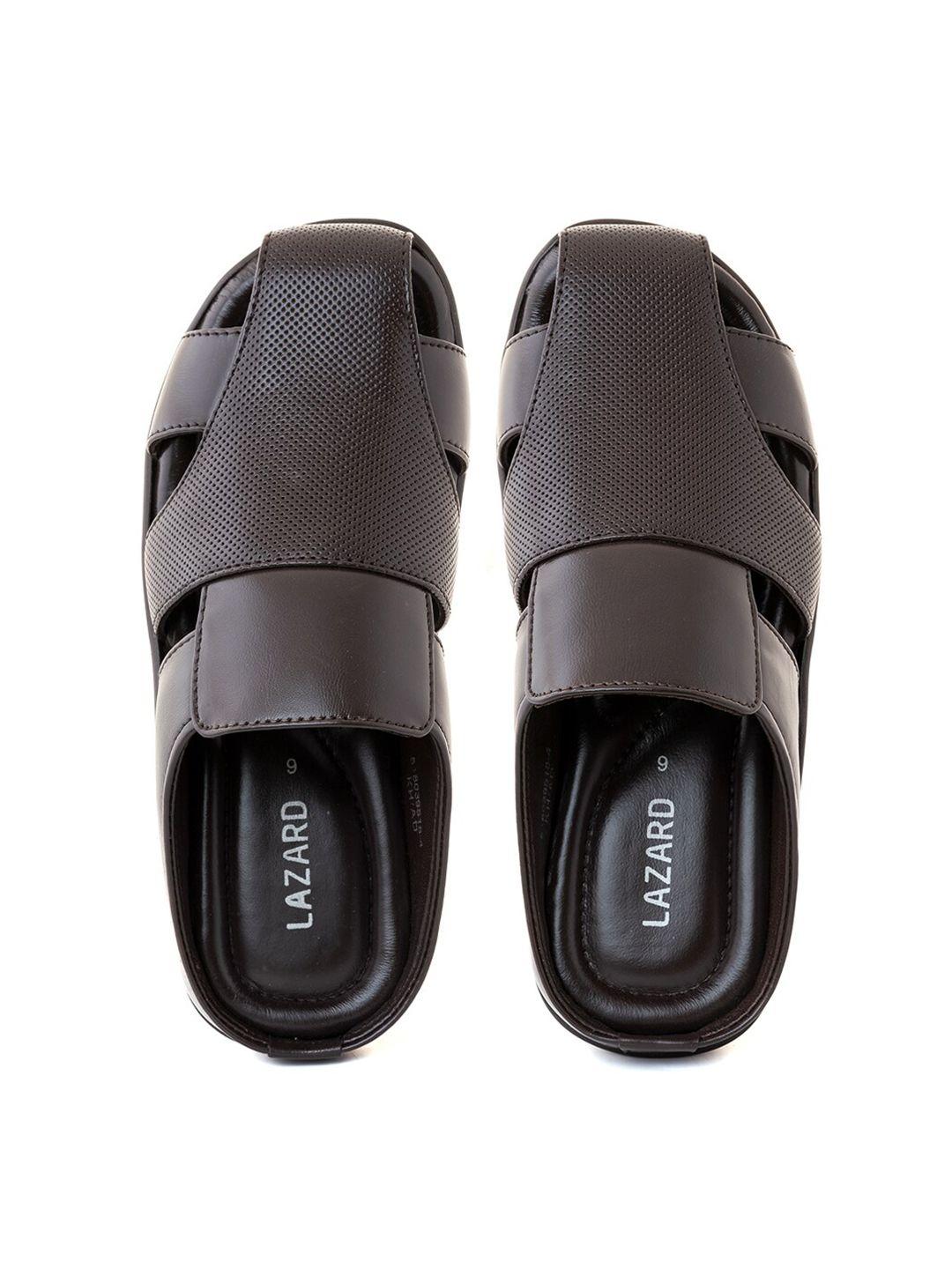 khadims men lazard leather comfort sandals