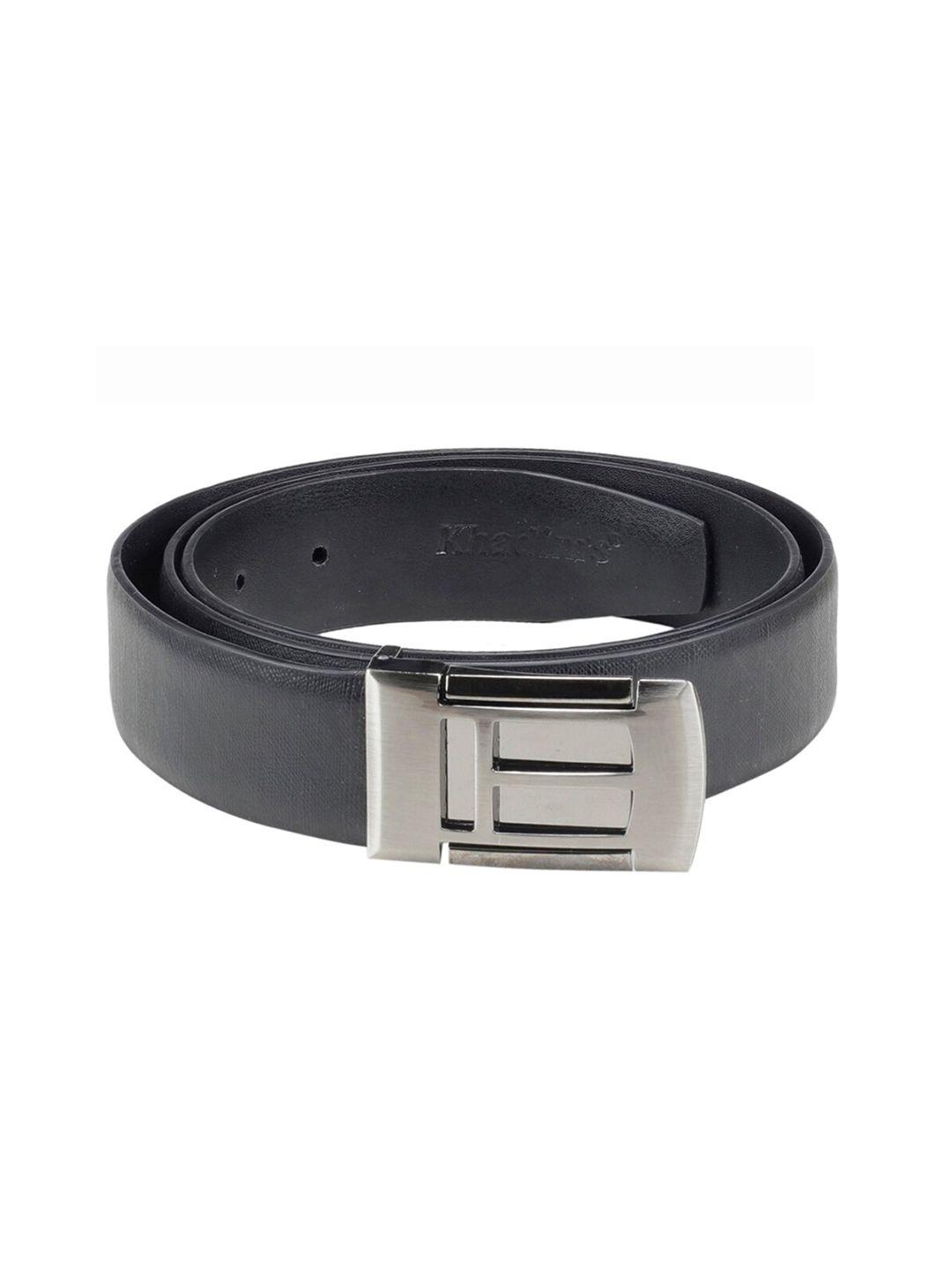 khadims men leather formal belt