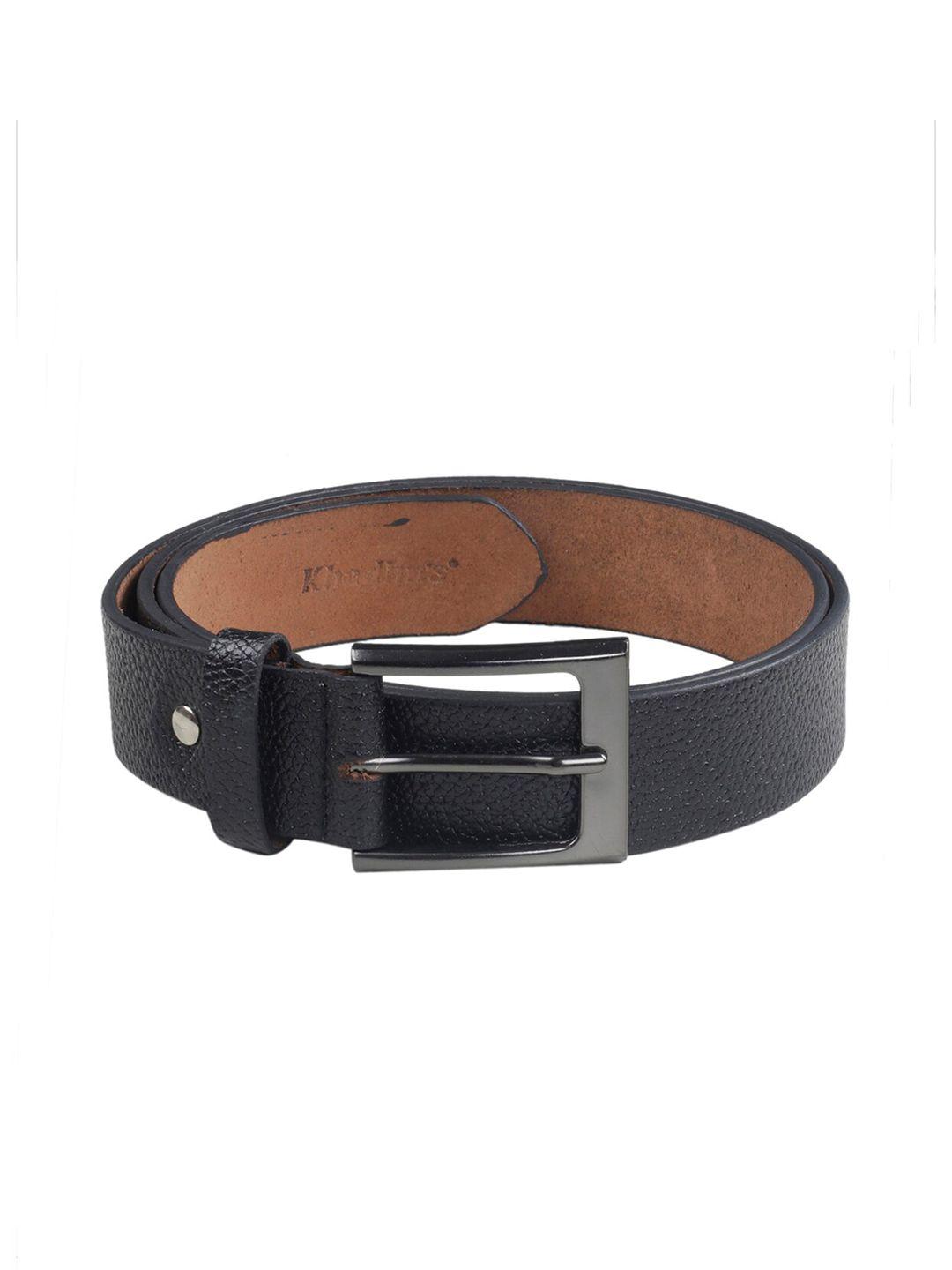 khadims men leather formal belt