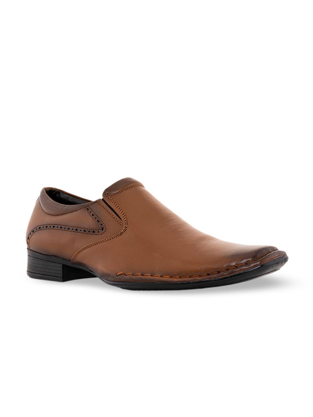 khadims men leather formal slip-on shoes