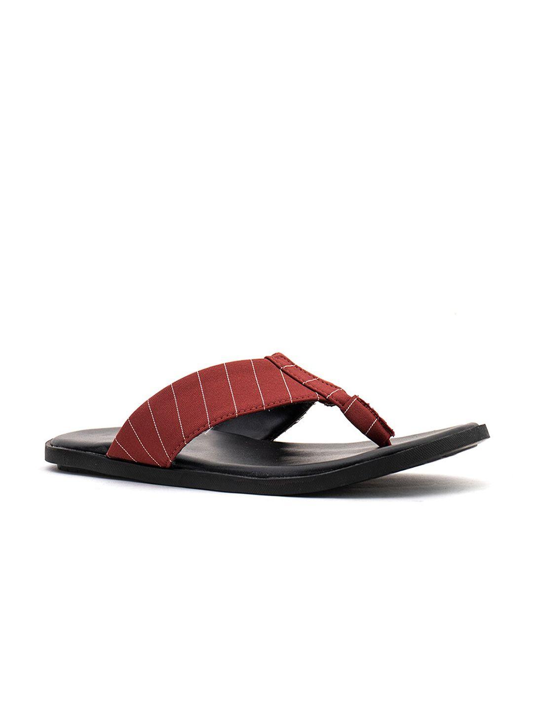 khadims men maroon comfort sandals