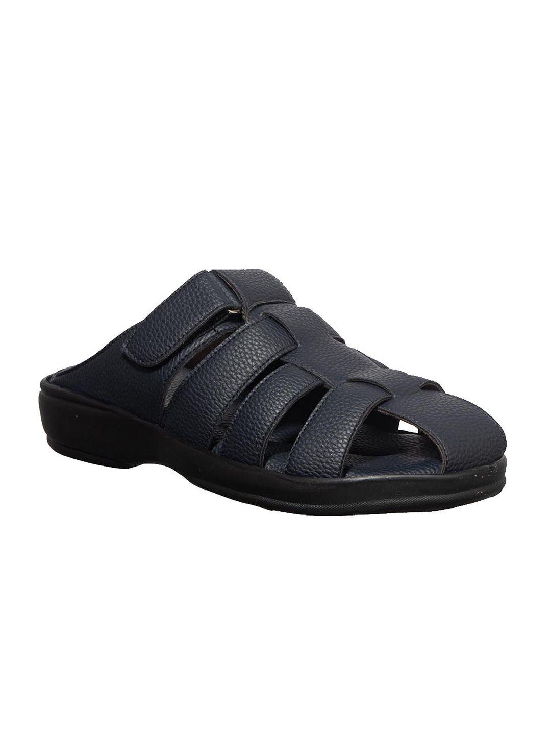 khadims men navy blue fisherman sandals