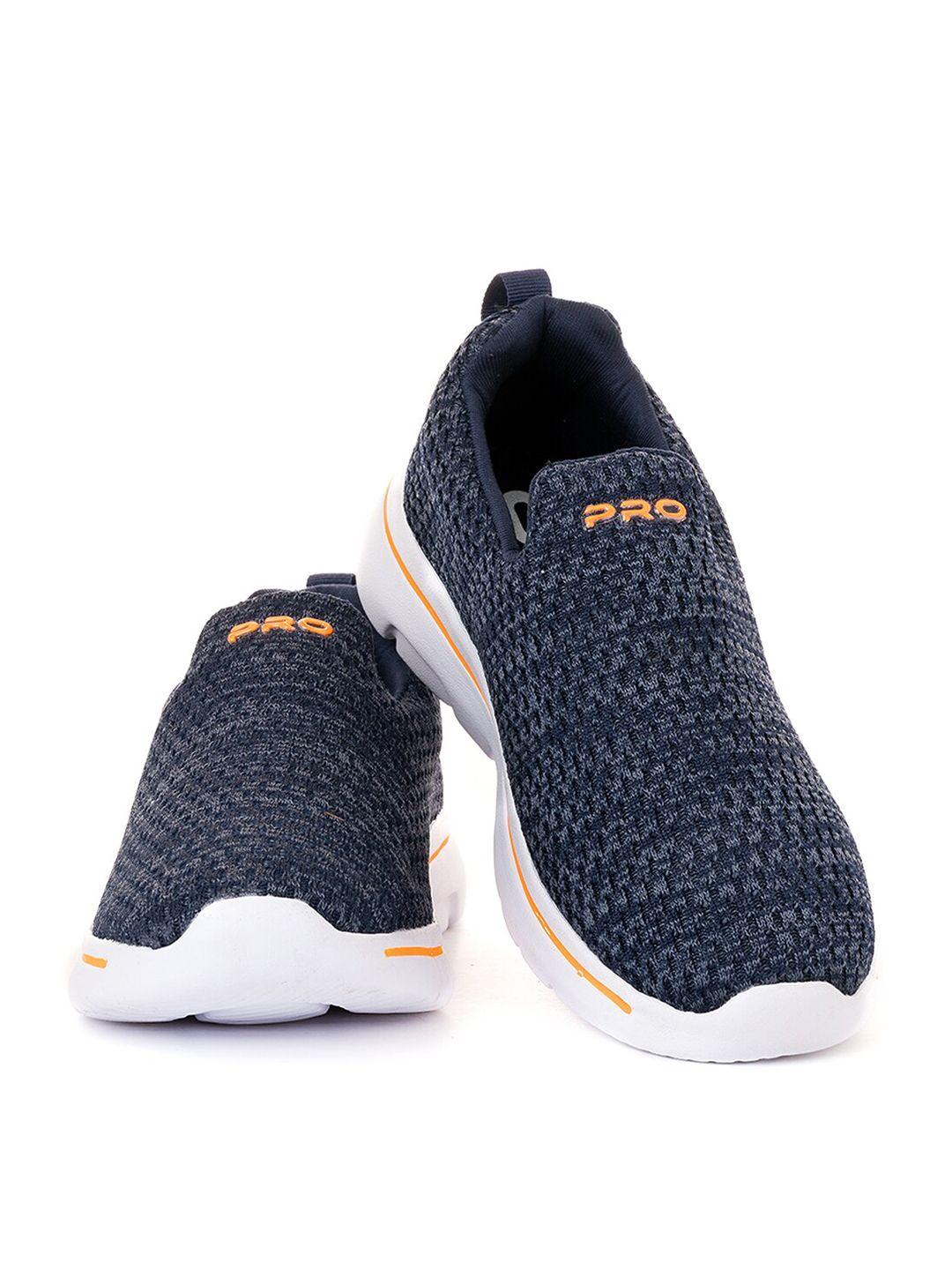 khadims men navy blue textile walking shoes