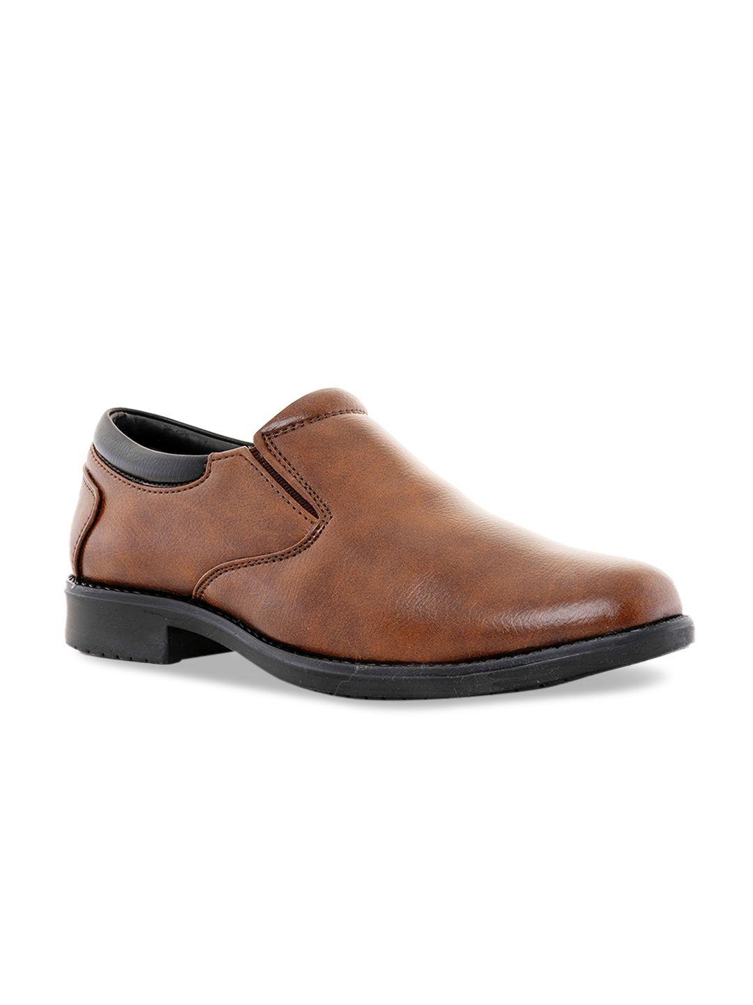 khadims men textured formal slip-on shoes