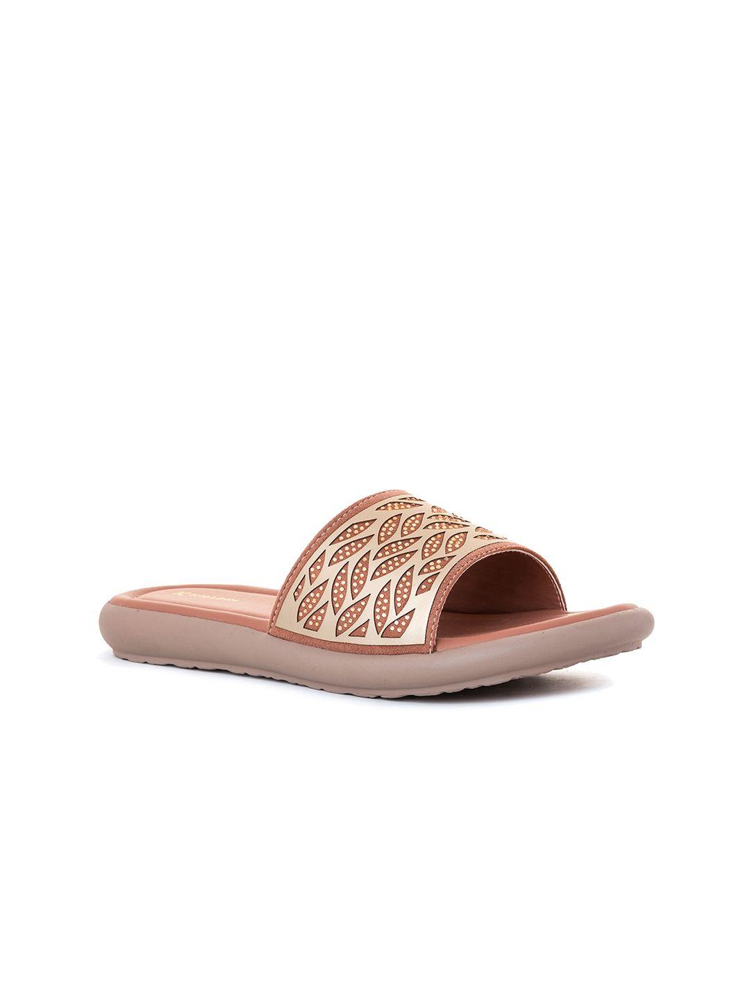 khadims women slip on open toe flats