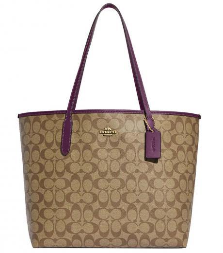 khaki city large tote