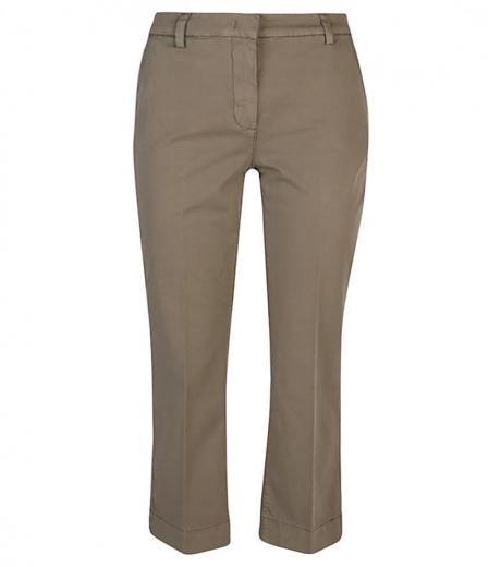 khaki cotton trousers
