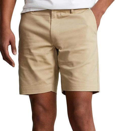 khaki slim fit dobby shorts