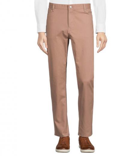 khaki slim fit twill pants