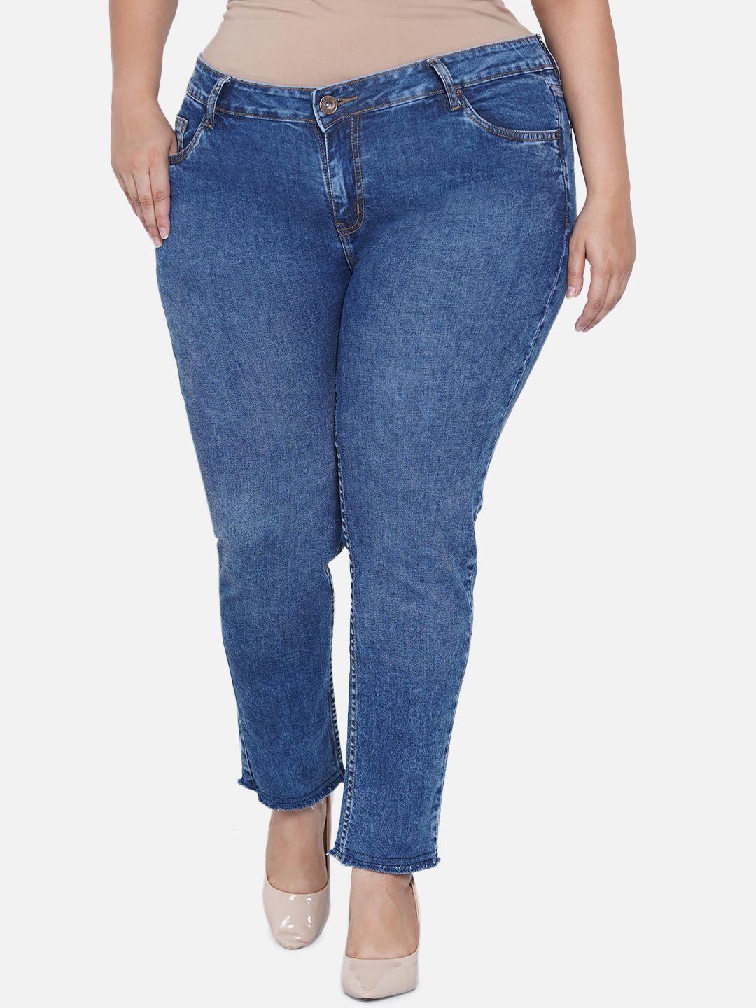 kiaahvi by john pride women skinny fit light fade stretchable jeans