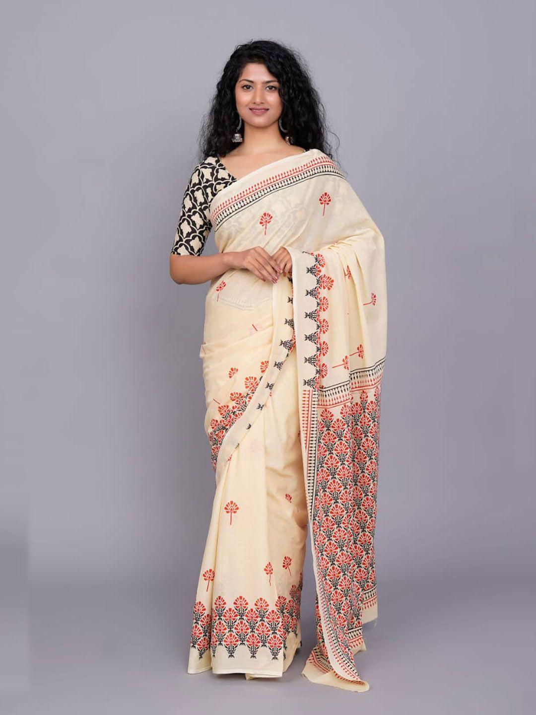 kiaaron ethnic motifs pure cotton ikat saree