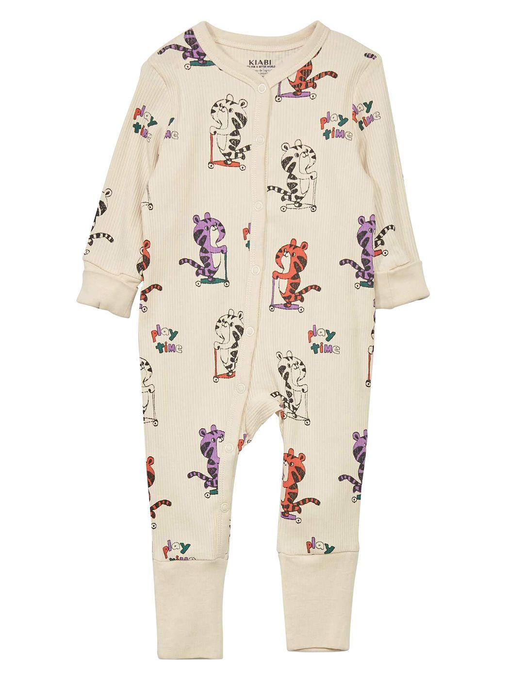 kiabi infants conversational printed rompers