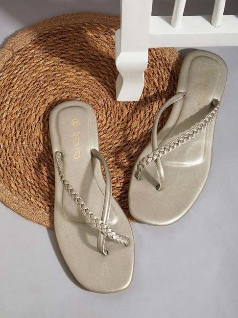 kiana women's grey toe ring sandals