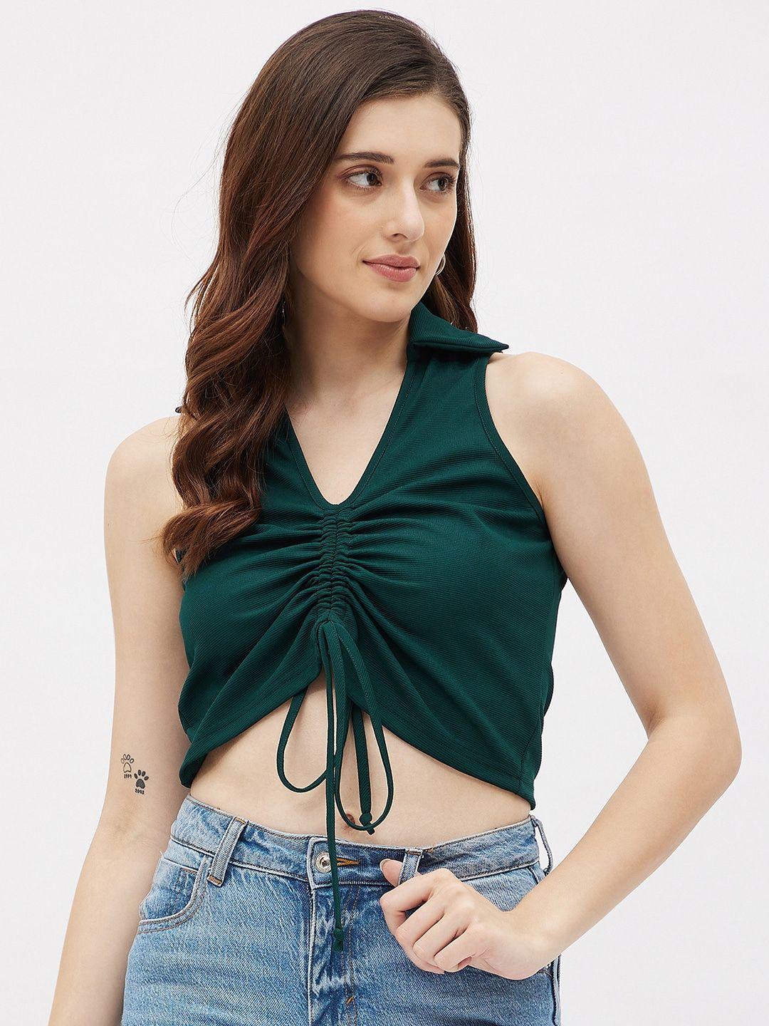 kibo sleeveless crop top