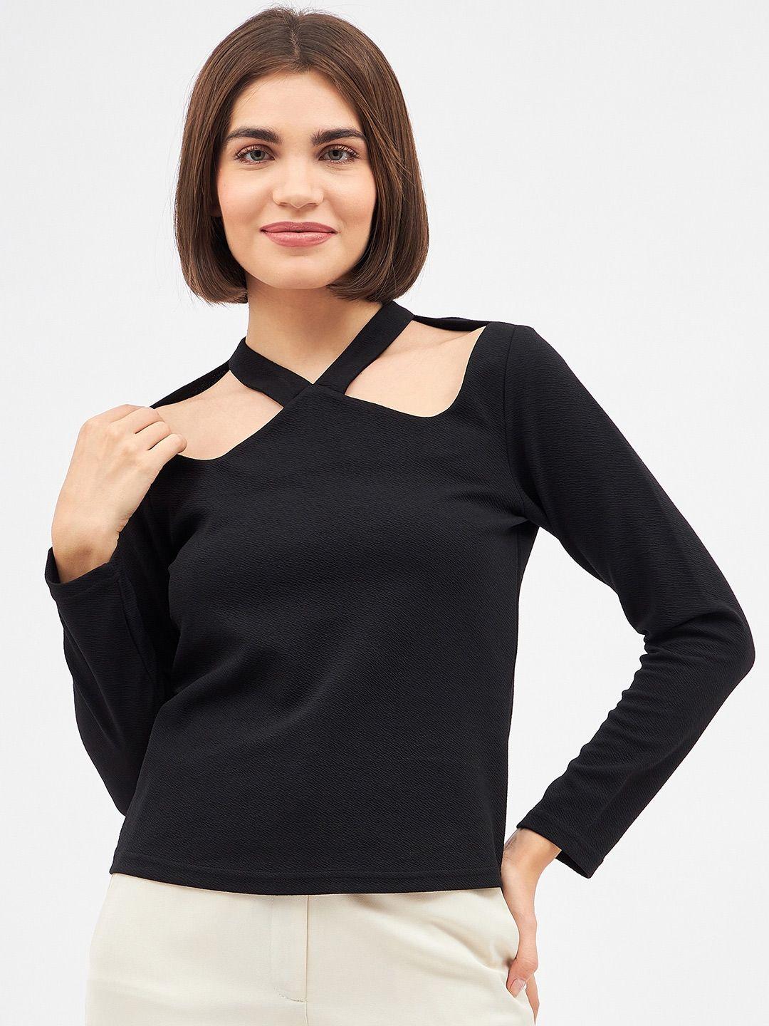 kibo v-neck cut out top