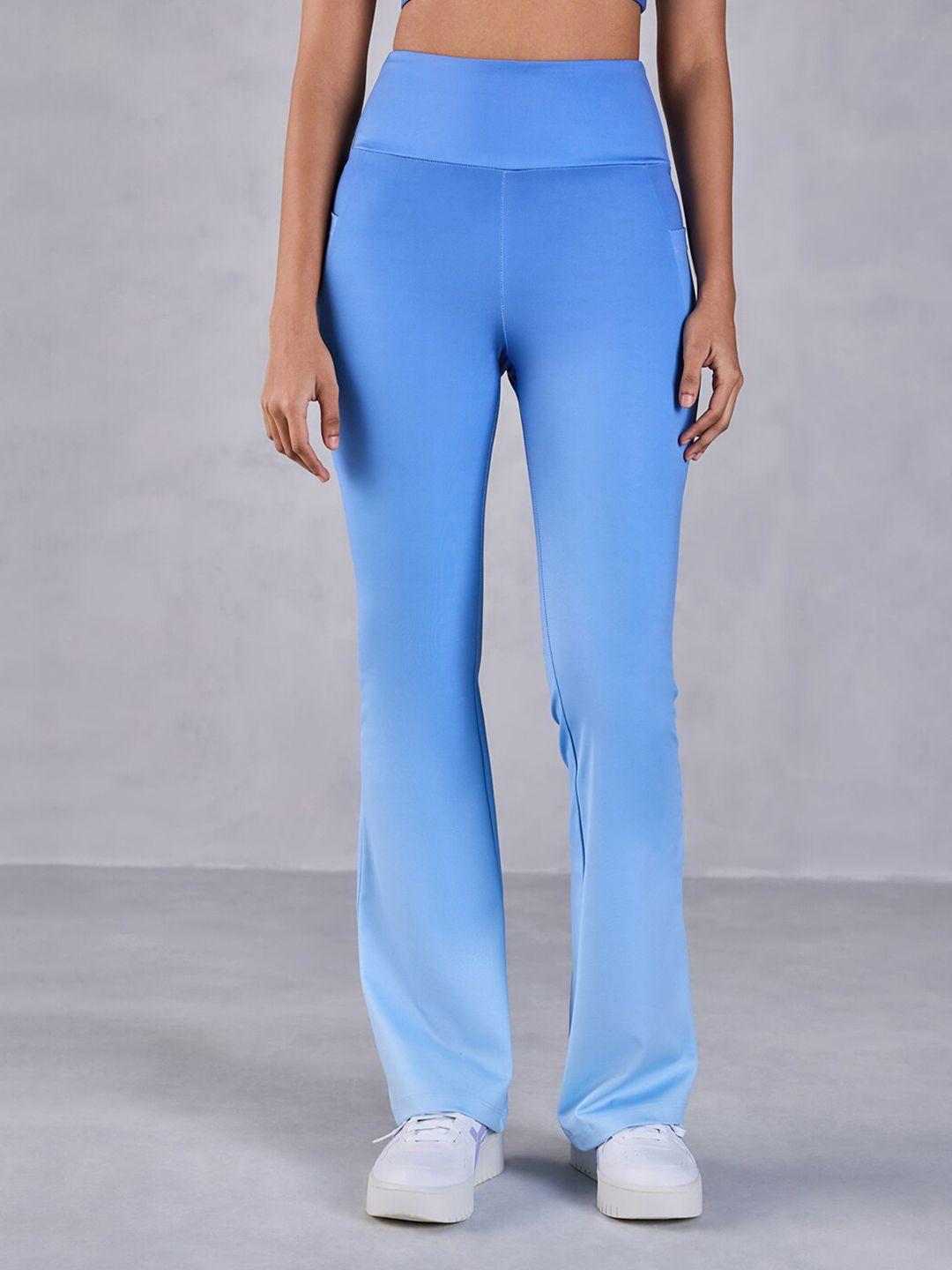 kica winter collection women high-rise ombre flare track pants
