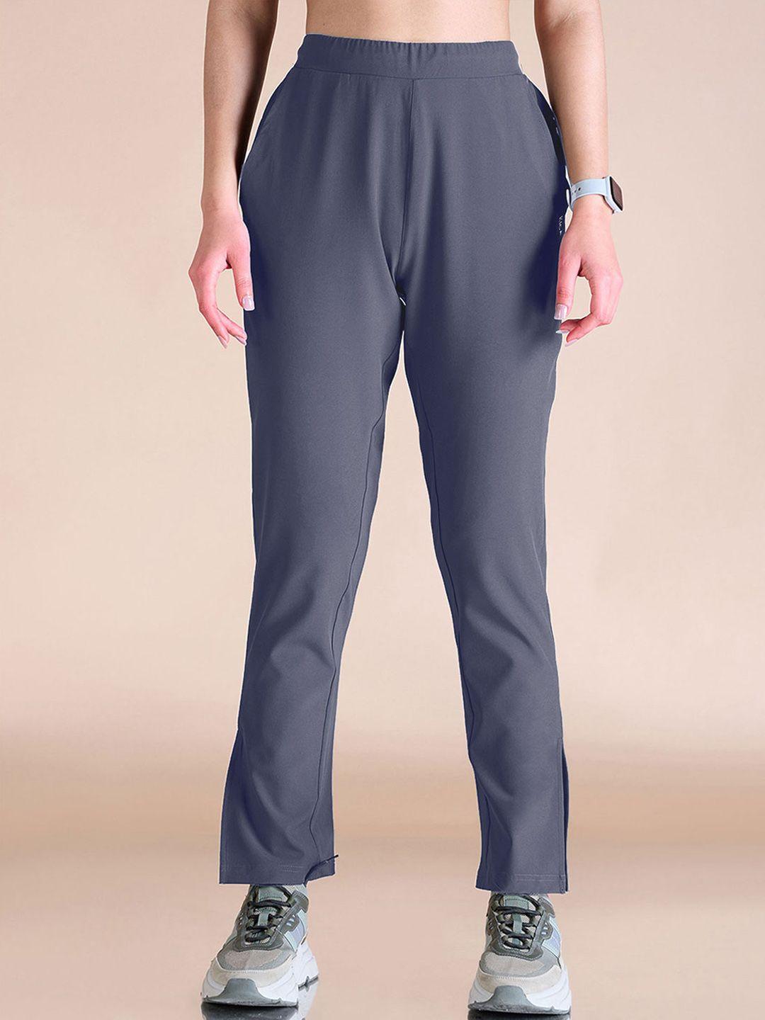 kica women straight fit high rise track pants