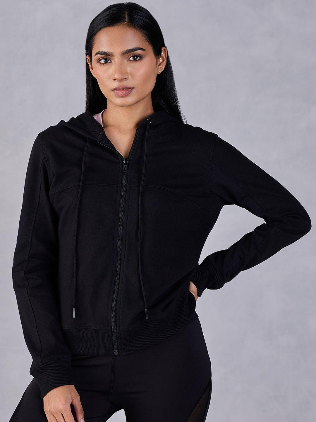 kica hooded running bomber jacket