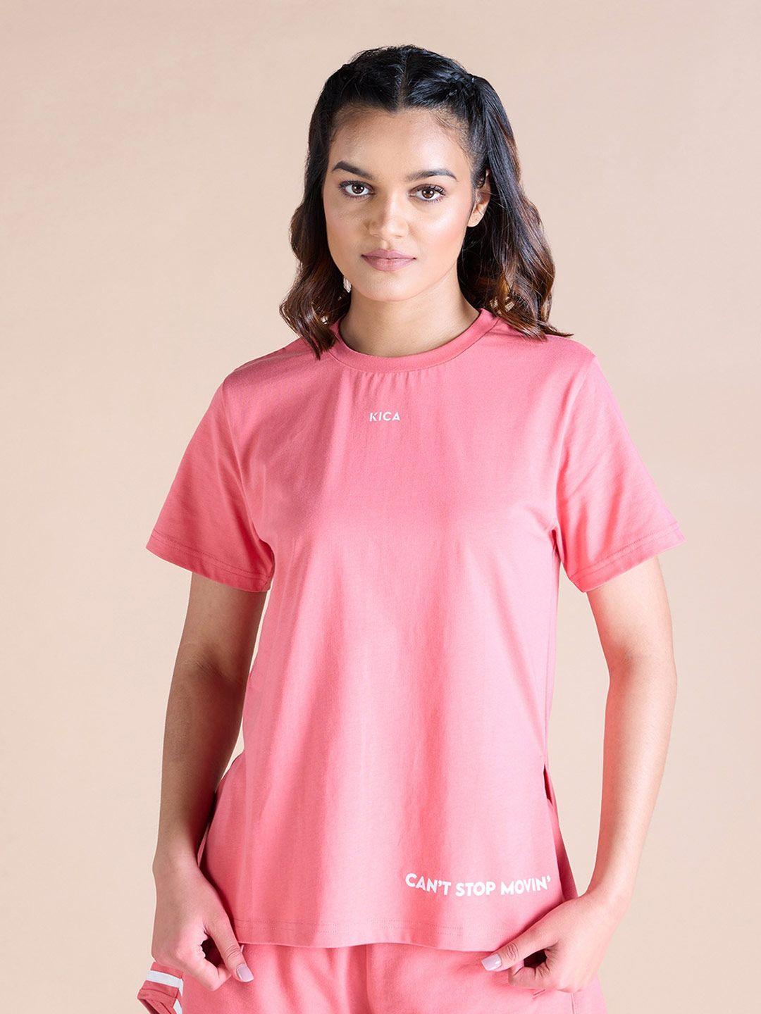 kica pink cotton top