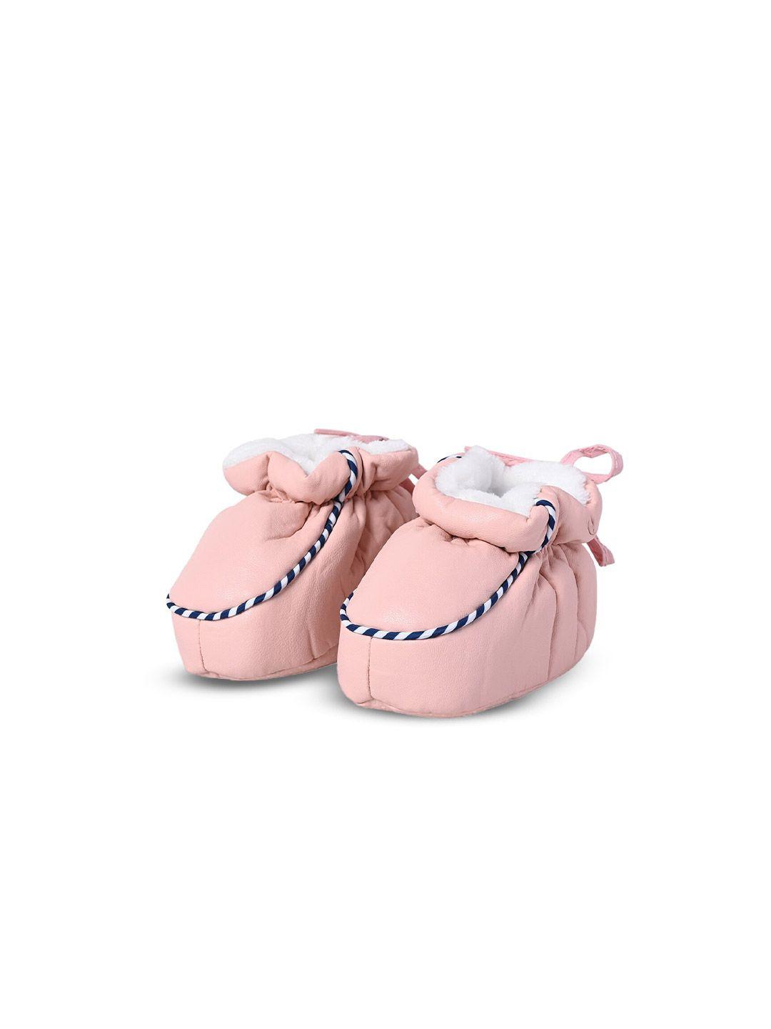 kid-o-world infant girls leather booties