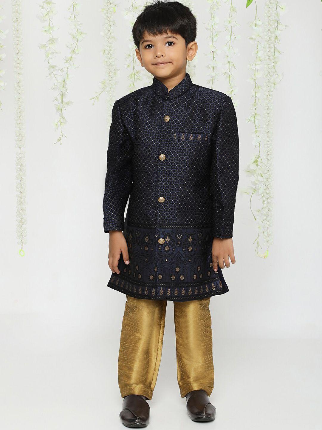 kid1 boys embroidered sherwani set