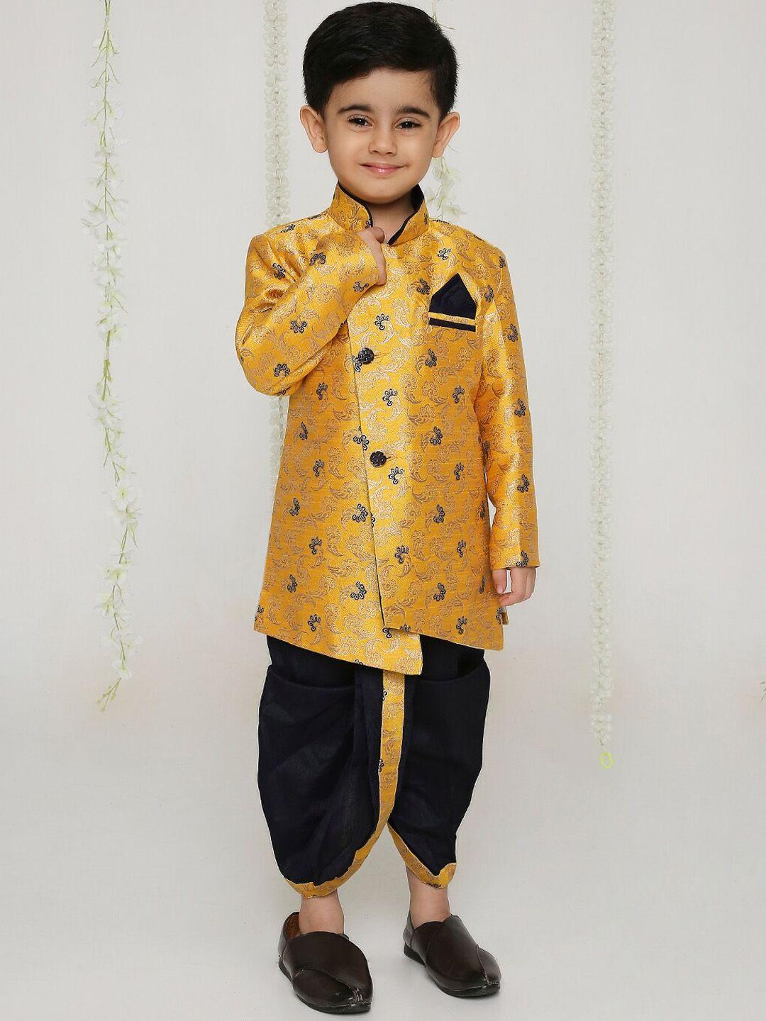 kid1 boys self-design sherwani set