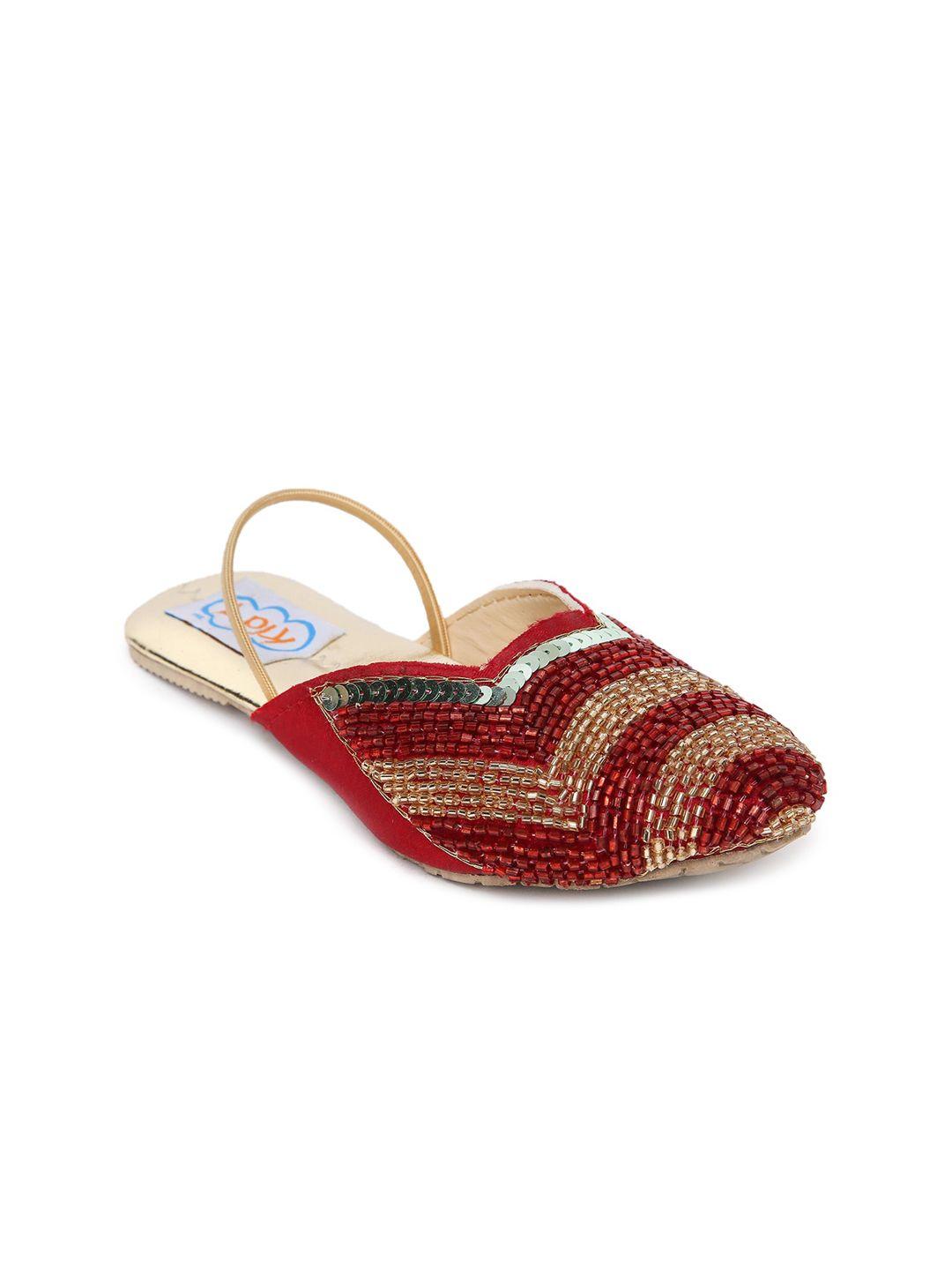 kid1 girls embellished ethnic mules