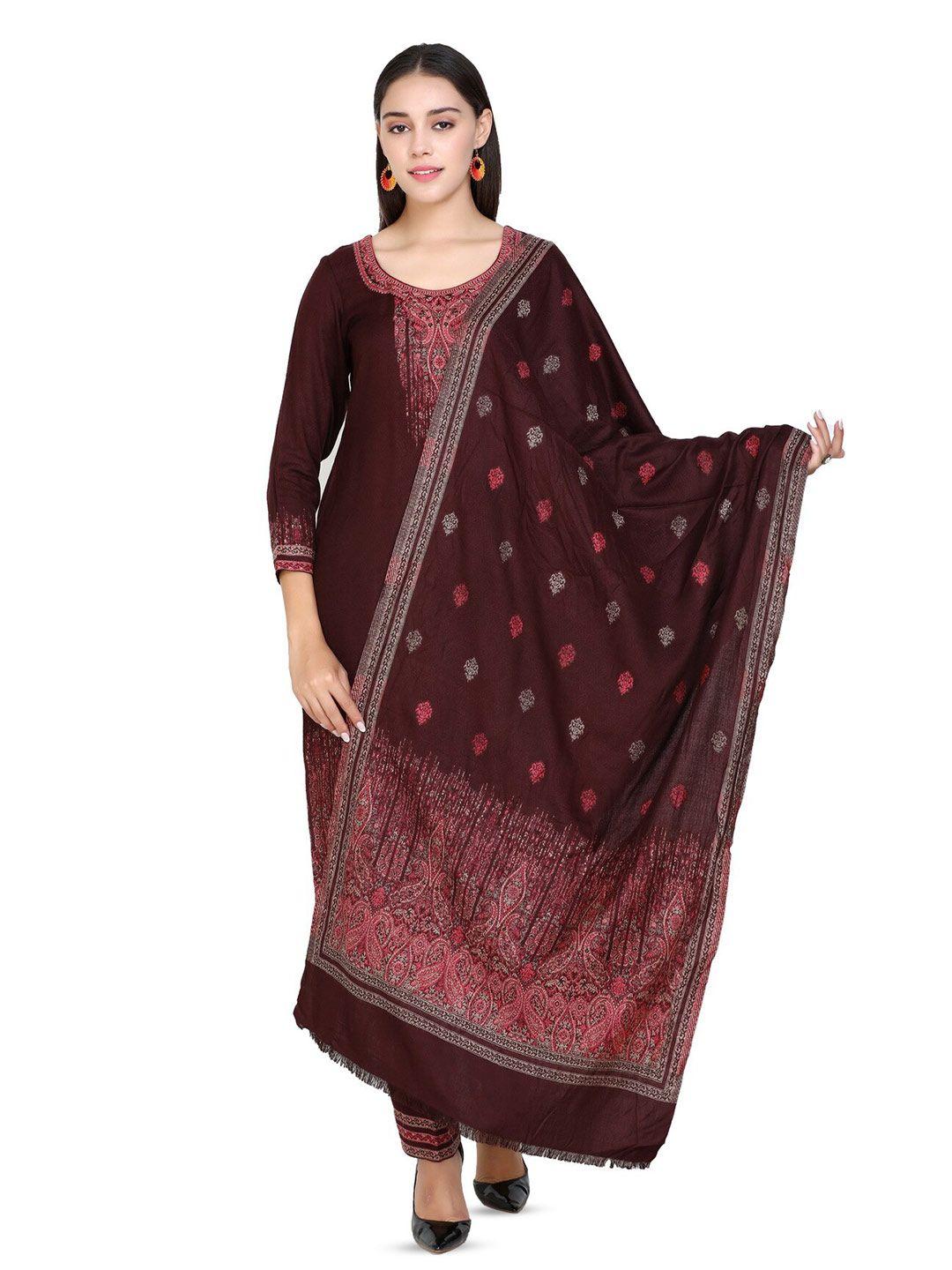 kidar ethnic motifs printed unstitched dress material