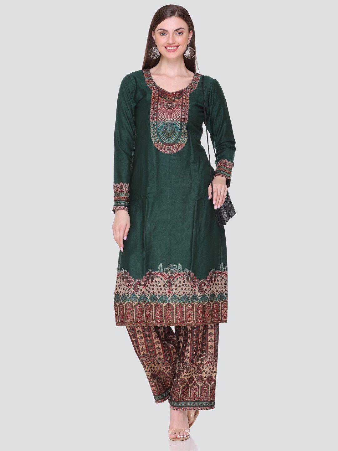 kidar ethnic motifs woven design unstitched dress material