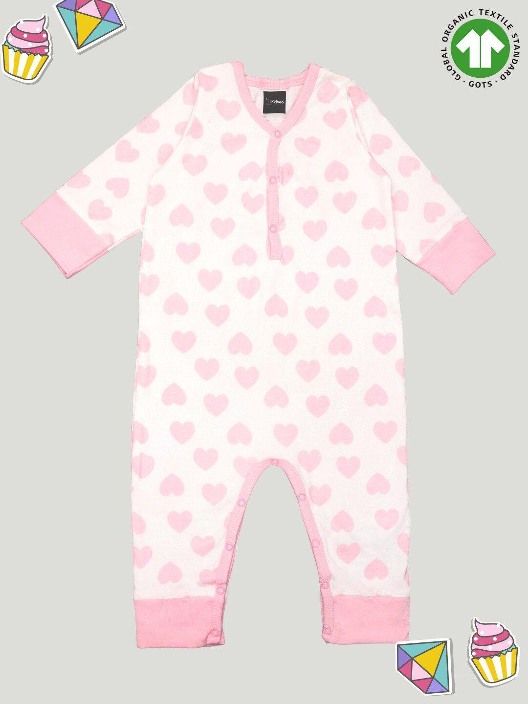 kidbea infants printed pure cotton rompers