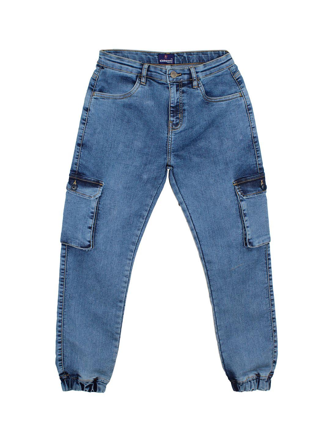 kiddopanti boys jean clean look stretchable jeans