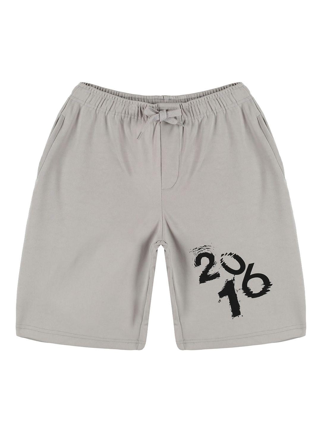 kiddopanti boys printed mid-rise swimming shorts
