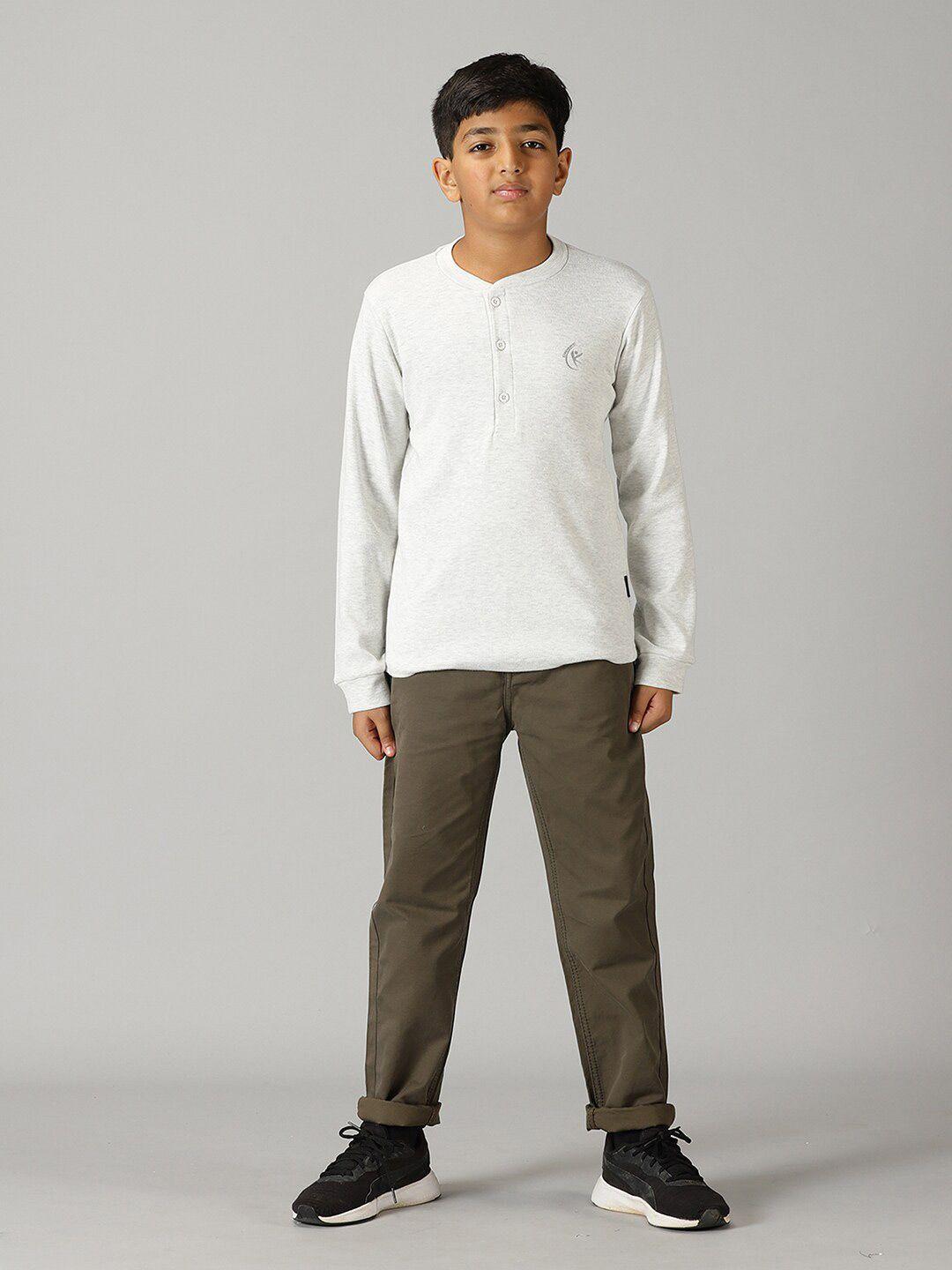 kiddopanti boys pure cotton t-shirt with trousers