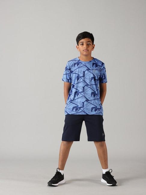 kiddopanti-kids-blue-printed-t-shirt-with-shorts