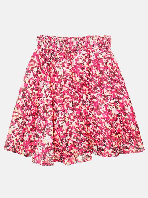 kiddopanti-kids-multicolor-printed-skirt