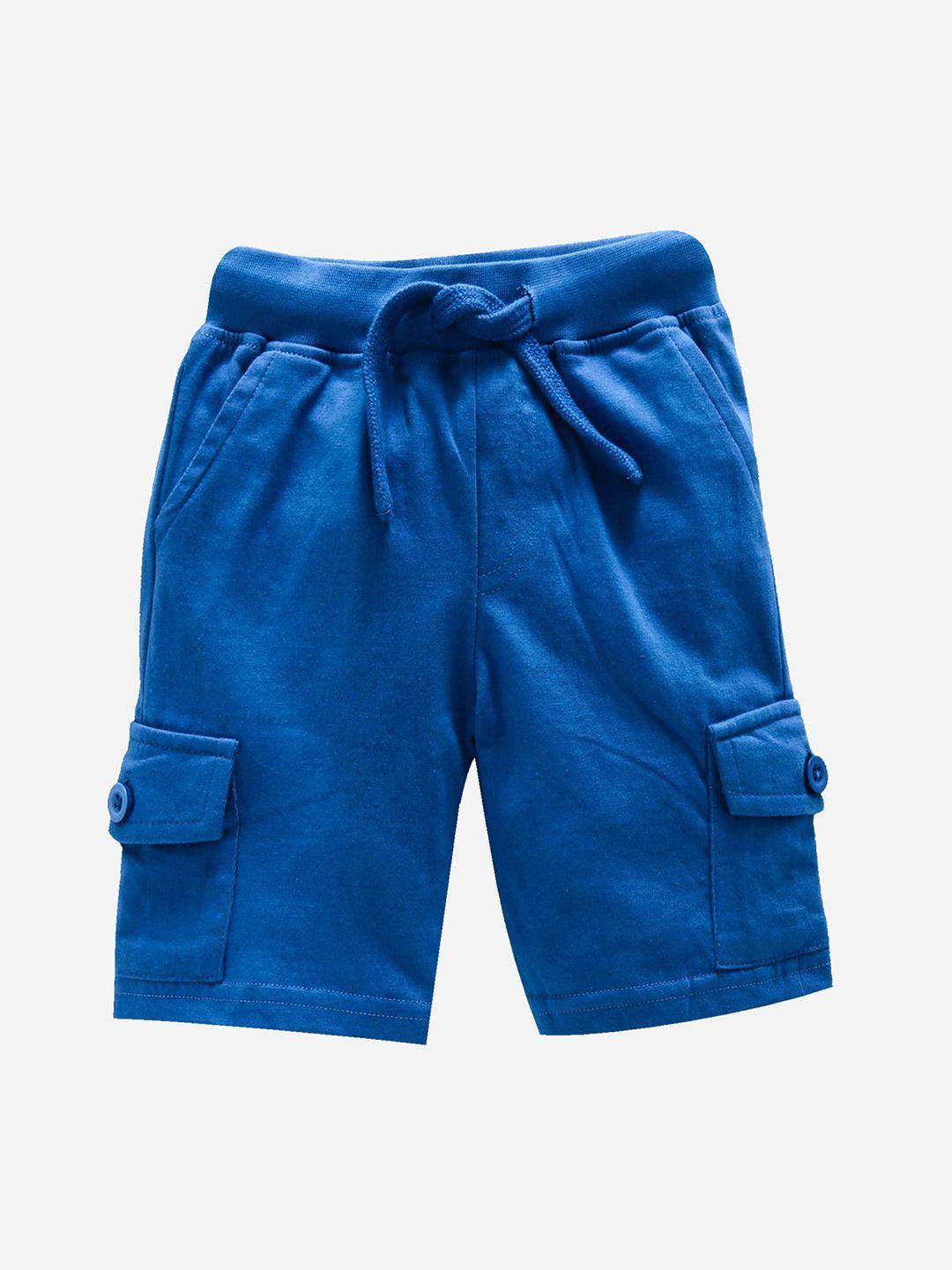 kiddopanti boys blue cargo shorts