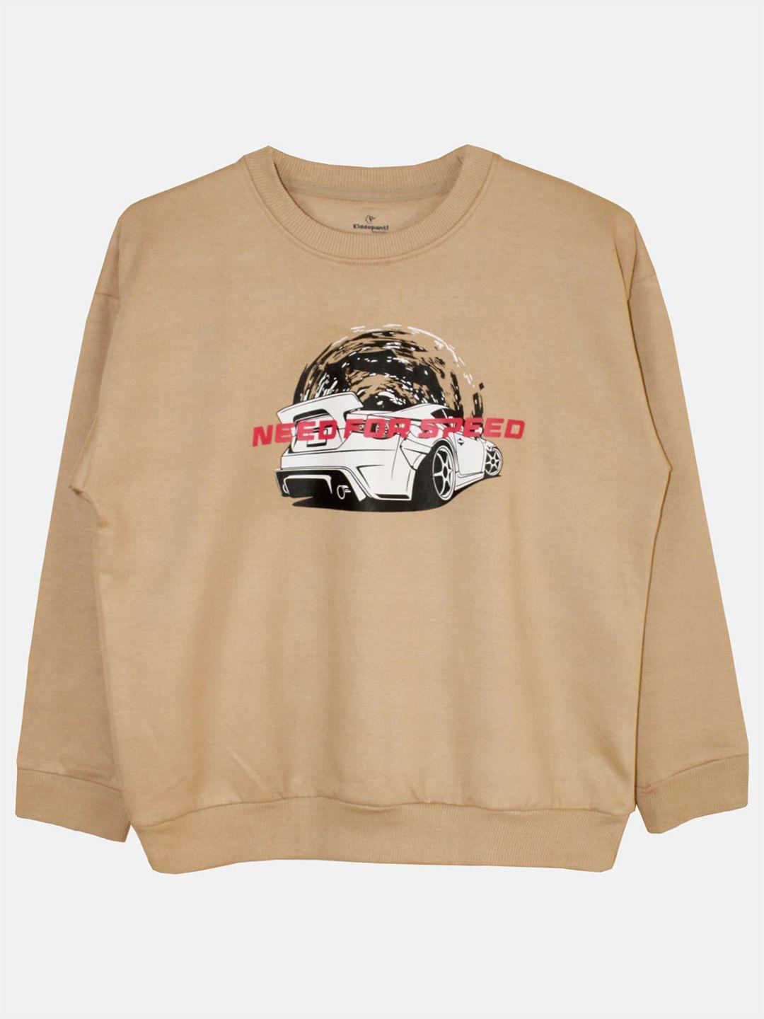 kiddopanti boys graphic printed sweatshirt