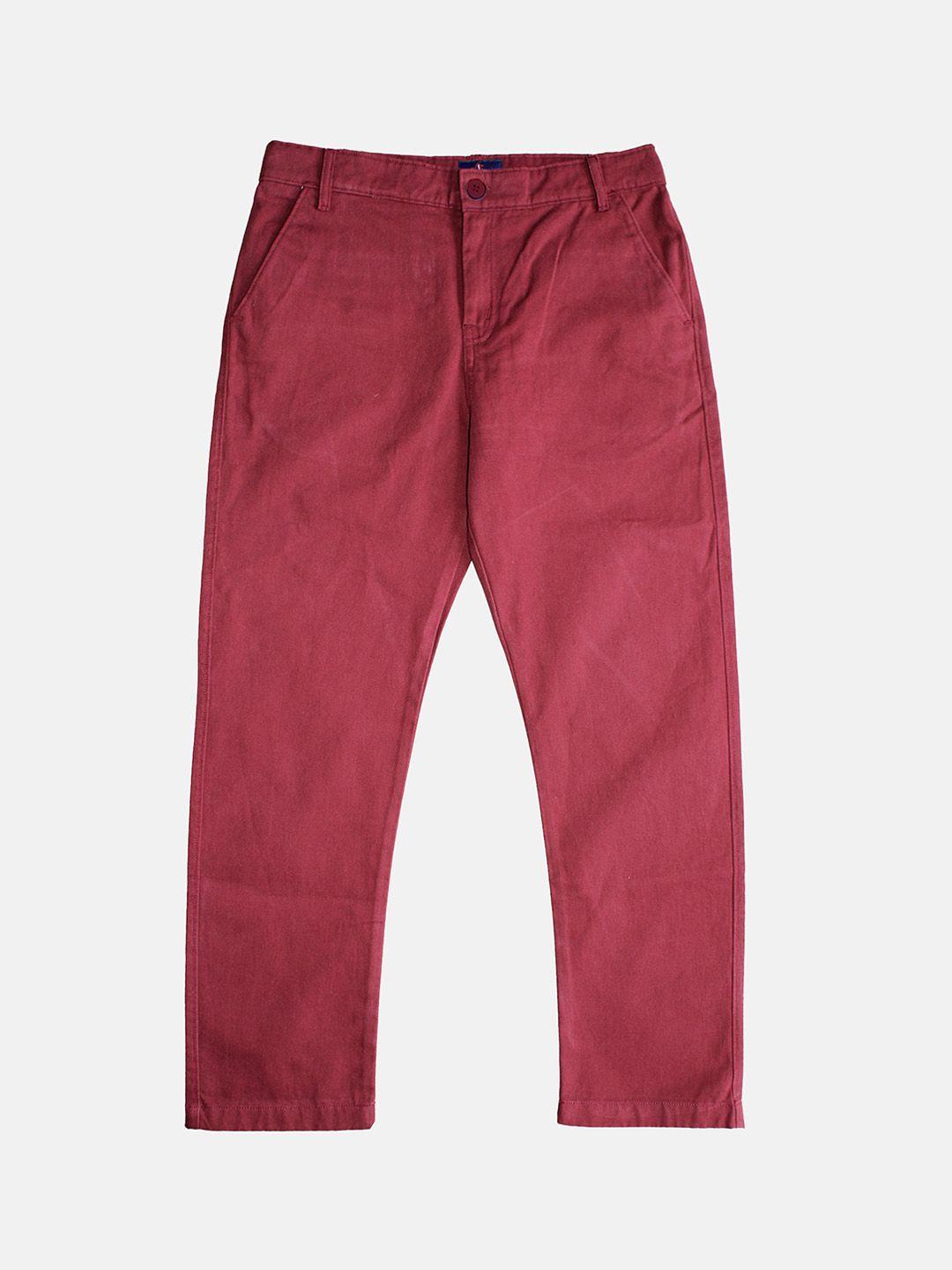 kiddopanti boys pure cotton chinos trousers