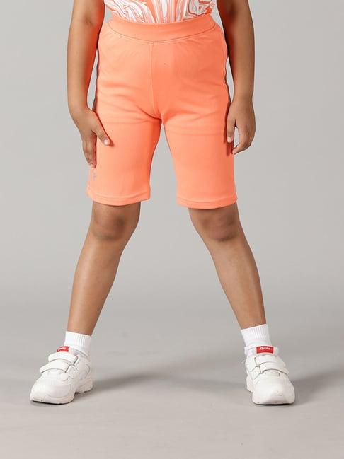 kiddopanti kids coral solid shorts