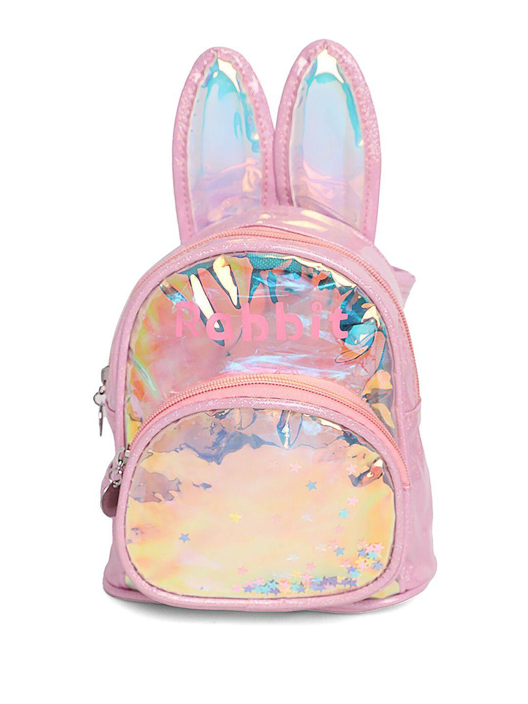 kids on board girls embellished rabbit ear backpack