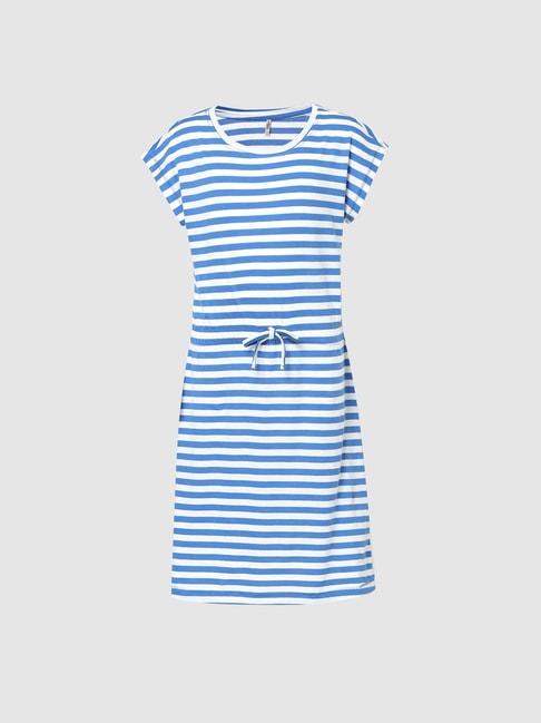 kids only blue & white striped dress