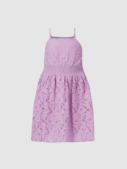 kids only lavender lace dress