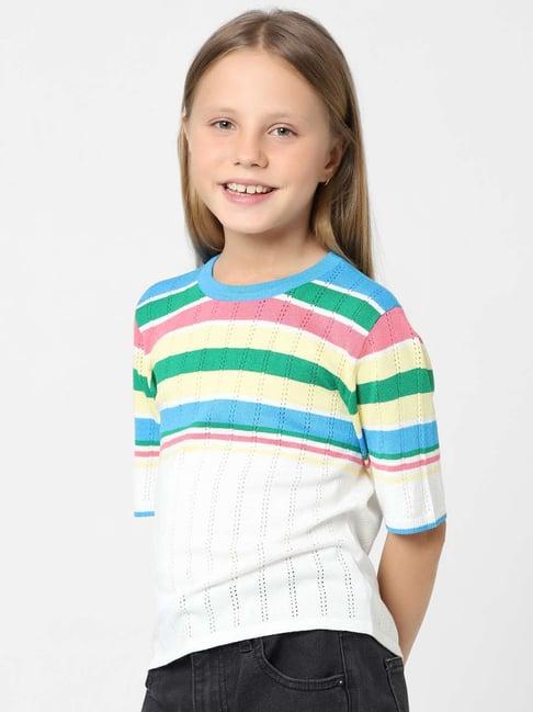 kids only multicolor striped top