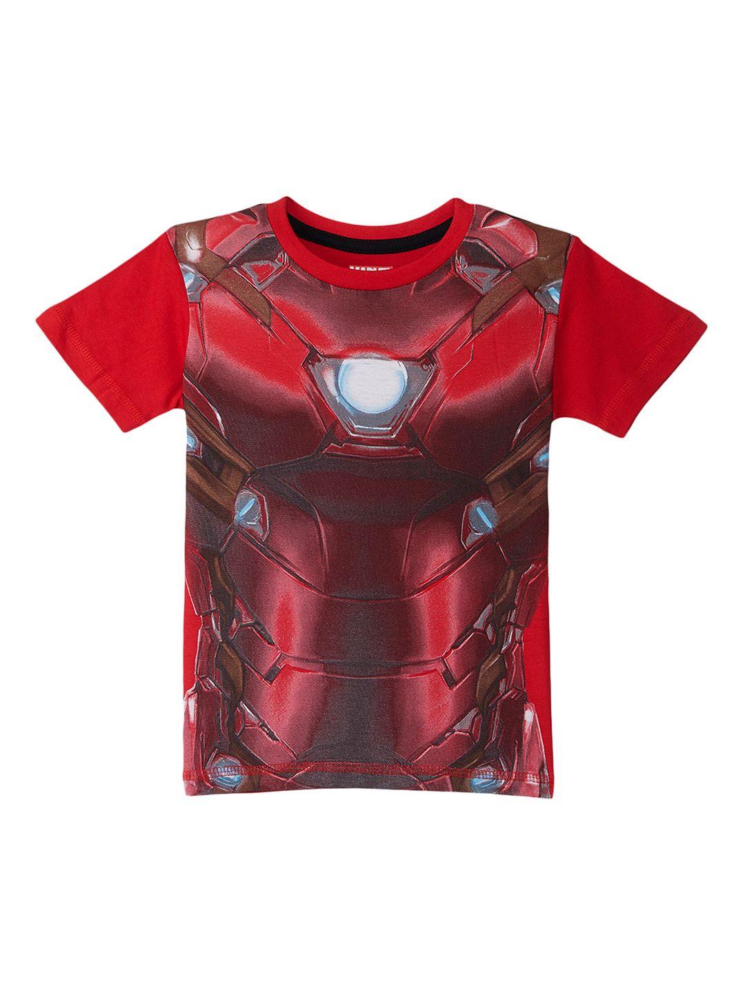 kids ville avengers boys printed t-shirt